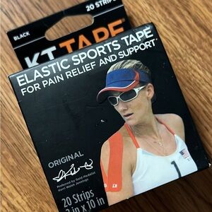 Black Elastic Sports Tape